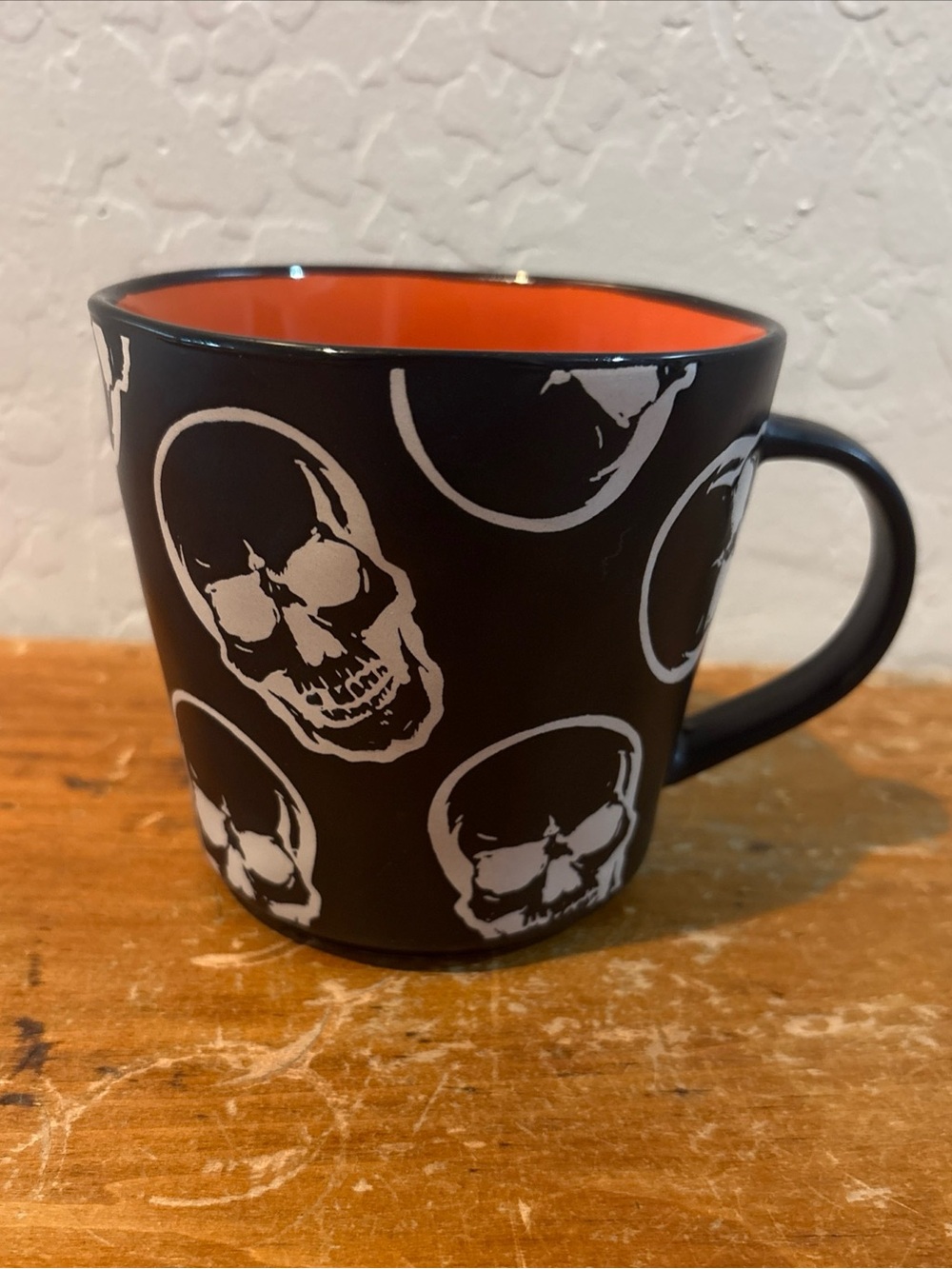 Skull Halloween Coffee Mug Large 17 oz Pirate Skeleton Prima Design